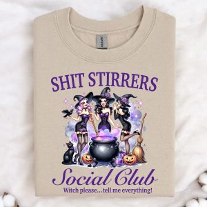 Witches Halloween Shit Stirrers Social Club Shirt