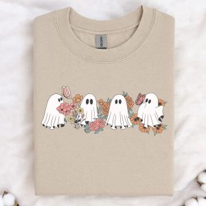 Retro Floral Ghosts Shirt