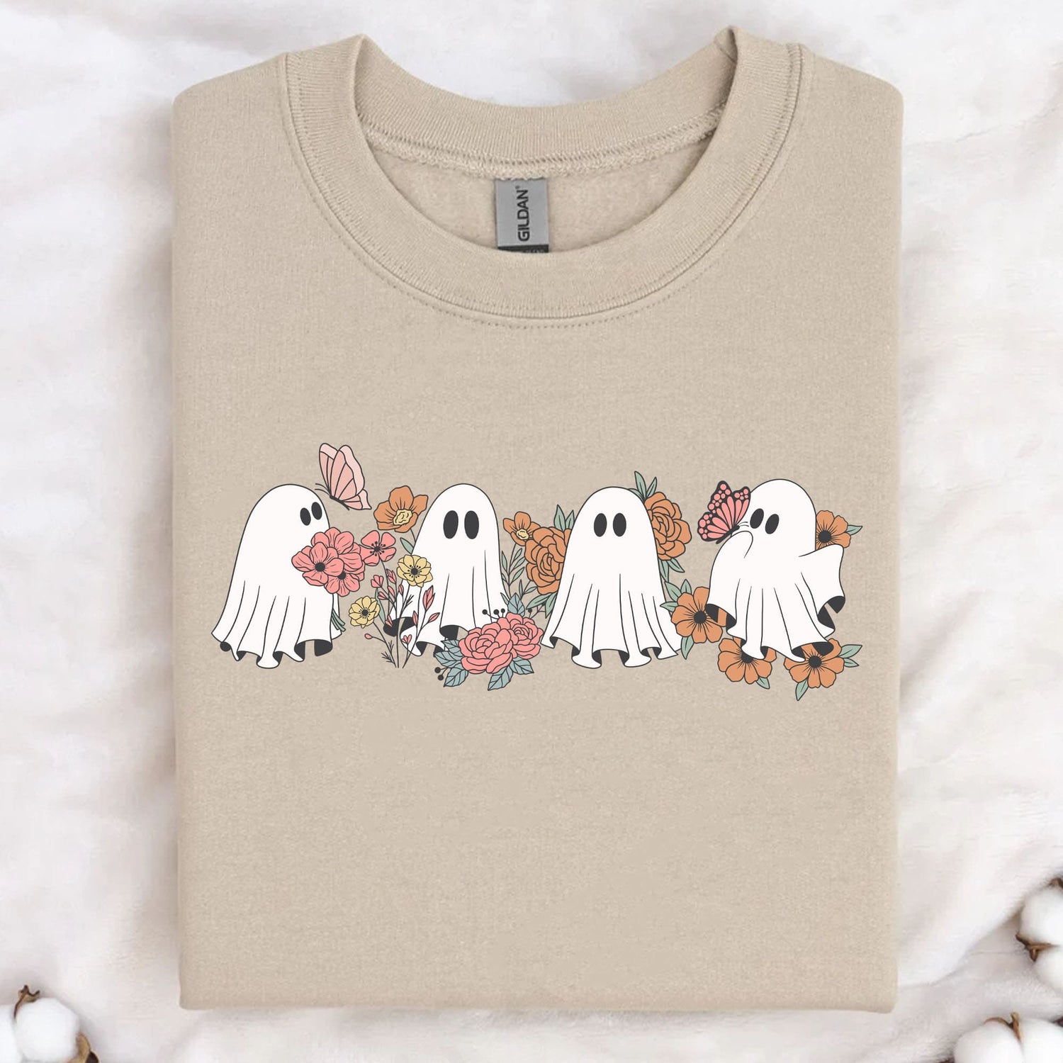 Retro Floral Ghosts Shirt