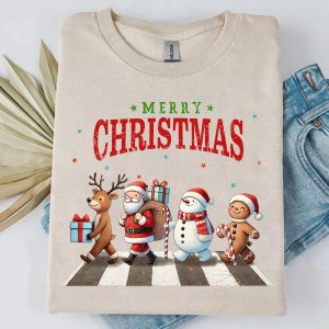 Merry Christmas Shirt, Cute Christmas Elements Sweater, Xmas Holiday Sweatshirt